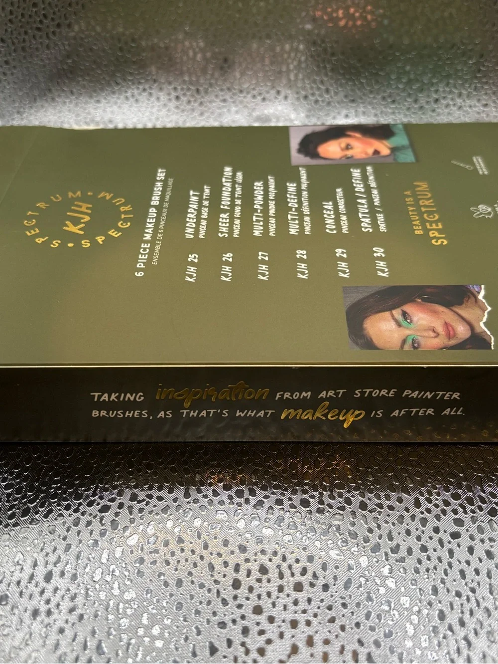 Spectrum x KJH Katie Jane Hughes 6 piece makeup brush set NIB